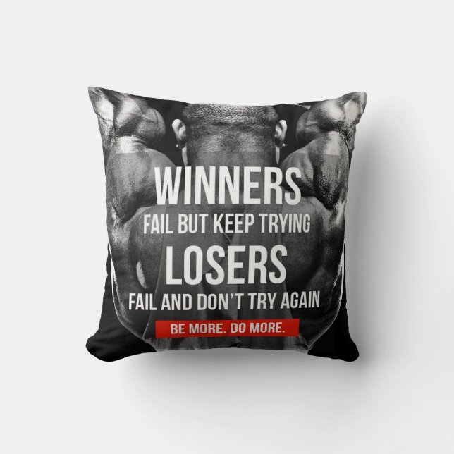 Coussin Gym pour la motivation (Recto)