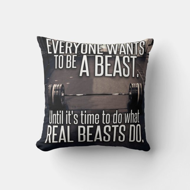 Coussin Gym pour la motivation (Recto)