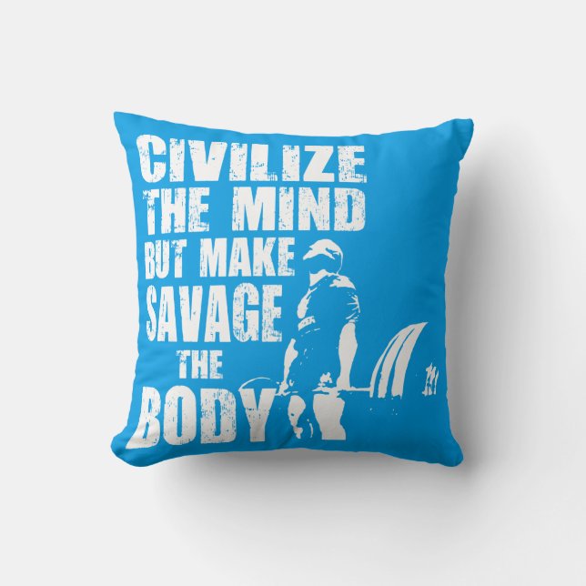 Coussin Gymnase et remise en forme Motivation - Faire Sava (Recto)