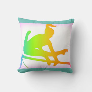 Coussin GYMNASTICS coloré lancer oreiller!