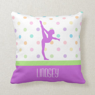 Coussin Gymnastique en pastel de pois en lavande