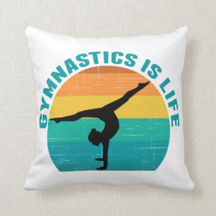 Coussin Gymnastique est Cool de vie Sunset Gymnaste