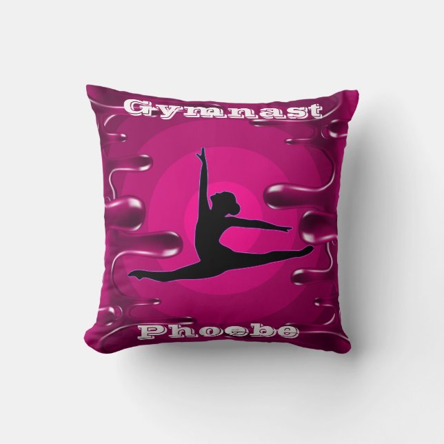 Coussin Gymnastique Magenta Wet Paint (Recto)