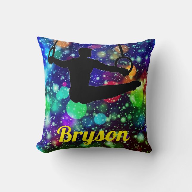 Coussin Gymnastique masculine Anneaux   (Recto)