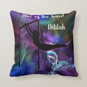 Coussin Gymnastique Papillon étoile des Bars Personnalisé