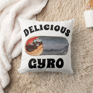 Coussin Gyro Gita Viande Sandwich Méditerranéen