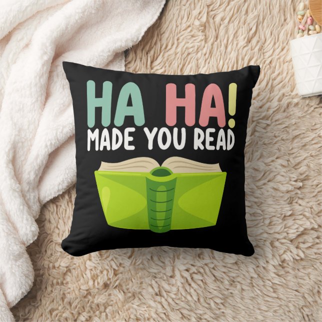 Coussin Ha Ha vous a fait lire Funny Teacher (Couverture)