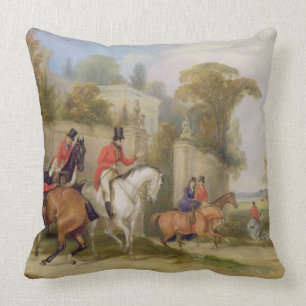 Coussin Hall du célibataire, le rassemblement, 1835 (huil