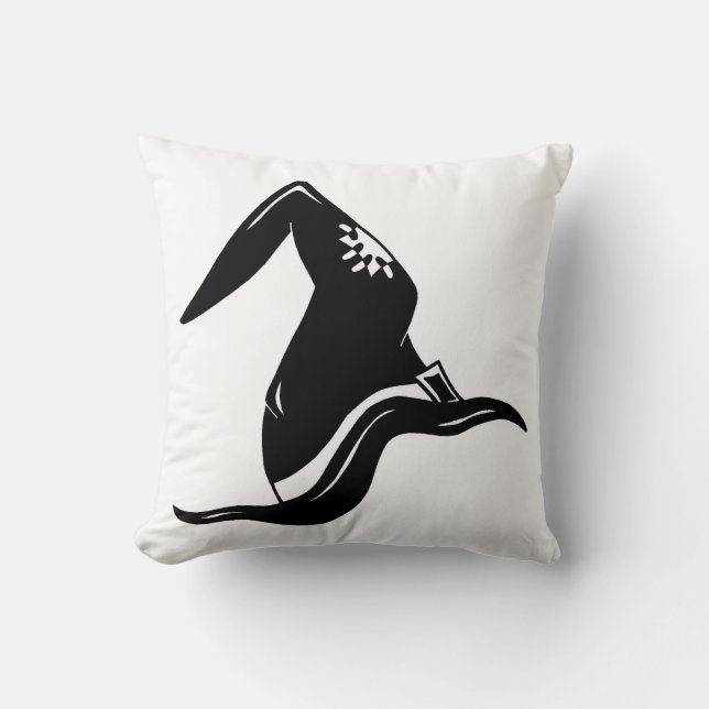 Coussin Halloween 31 Octobre Décor sorcier Casquette (Recto)