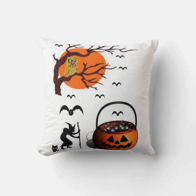 Coussin Halloween à l'oreiller (Recto)