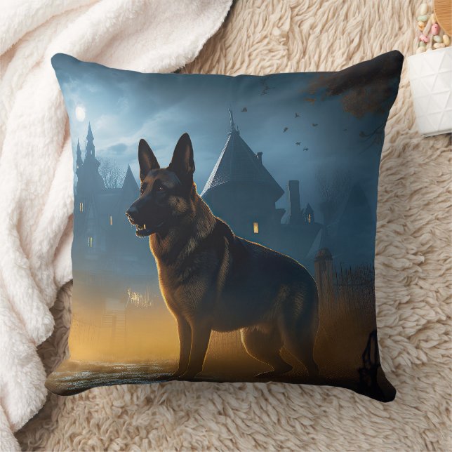 Coussin Halloween allemand mouton effrayant (Couverture)