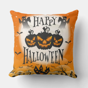 Coussin Halloween amusant et effrayant