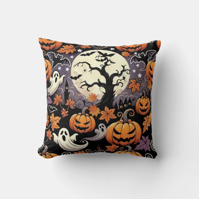 Coussin Halloween/Automne/Automne (Recto)