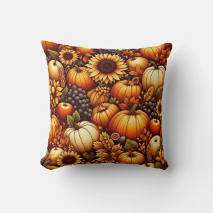 Coussin Halloween/Automne/Automne/citrouille