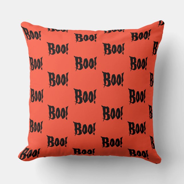 Coussin Halloween Boo (Recto)