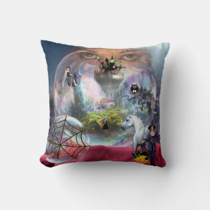 Coussin Halloween boule de cristal Jeu d'oreiller