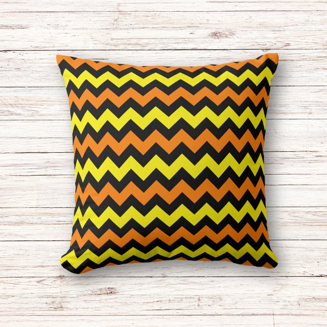 Coussin Halloween Chevron Motif (Créateur téléchargé)