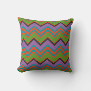 Coussin Halloween Chevron Motif