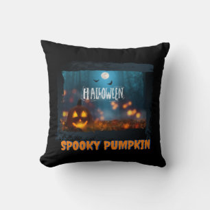 COUSSIN HALLOWEEN CITROUILLE ÉFFRAYANT