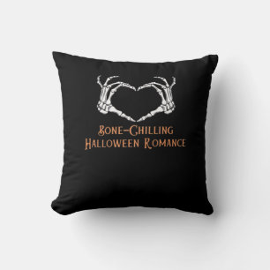 Coussin Halloween Coeur hanté Skeletal Bone Chilling Cla
