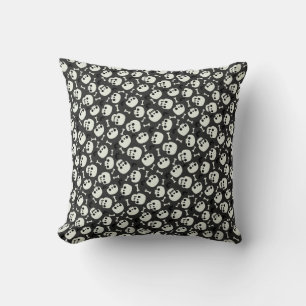 Coussin Halloween crâne Motif sans marque