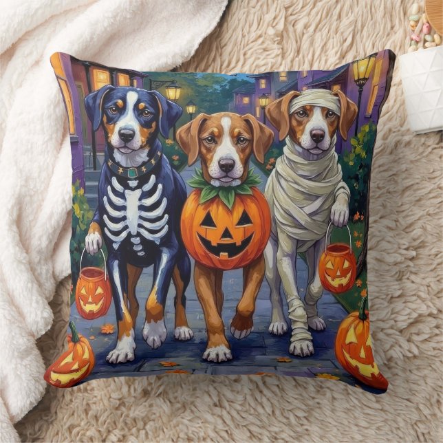 Coussin Halloween de la Grande Suisse de montagne (Couverture)