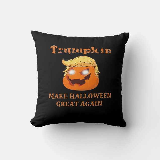 Coussin Halloween de Trumpkin - Rendre Halloween grand à n (Recto)