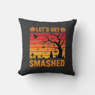 Coussin Halloween Déchaînons-nous Cimetière Hanté