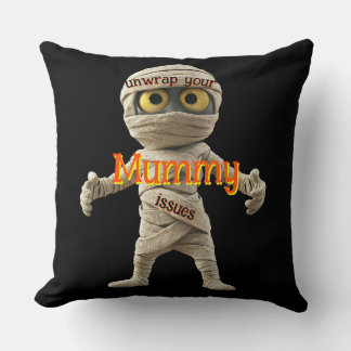Coussin Halloween : Démêlez vos problèmes de momie