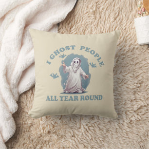 Coussin halloween drôle dire