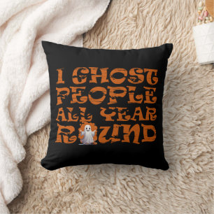 Coussin halloween drôle dire