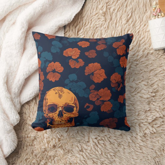 Coussin Halloween éffrayant automne motif intérieur (Couverture)