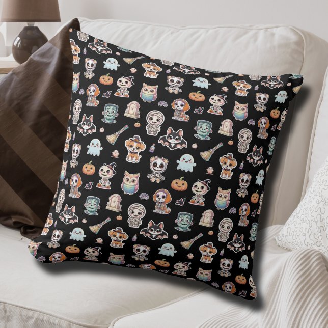 Coussin Halloween éffrayant Cute (Créateur téléchargé)