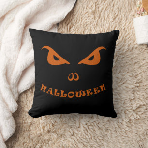 Coussin Halloween éffrayant effrayant visage