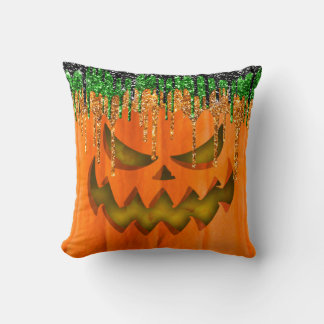 Coussin Halloween Evil Jack Olantern Pumpkin