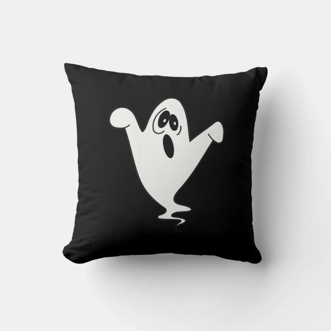 Coussin Halloween Fantôme mou Howt (Recto)