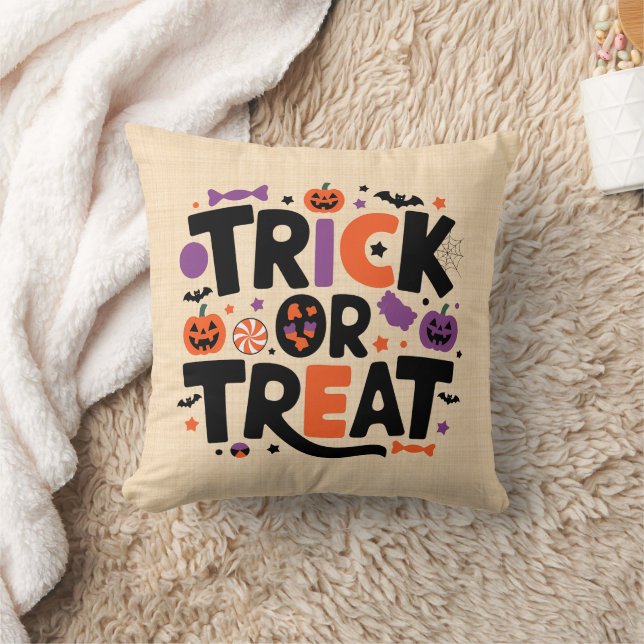 Coussin Halloween - festivités fantomatiques (Couverture)