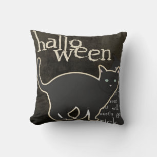 Coussin Halloween gothique vintage