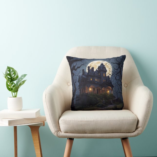 Coussin Halloween Haunted Mansion (Chaise)