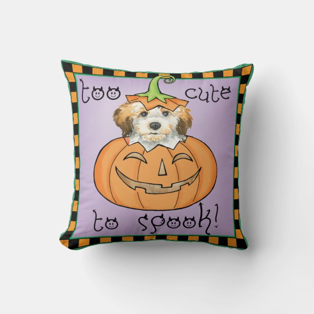 Coussin Halloween Havanese (Recto)