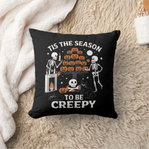 Coussin Halloween Horreur C'est la saison d'être effrayant