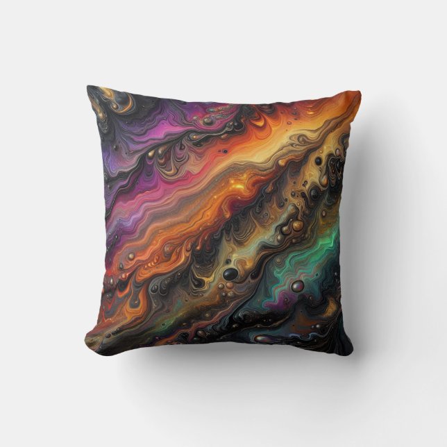 Coussin Halloween inspiré / Vagues / Puddle Pour (Recto)