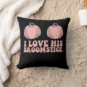Coussin Halloween J'aime son balai Groovy Couples