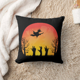 Coussin Halloween mains Zombie