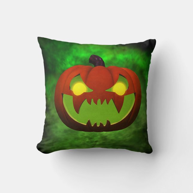 Coussin Halloween malin éffrayantPumpkin (Recto)