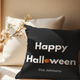 Coussin Halloween minimaliste moderne - Personnalisé