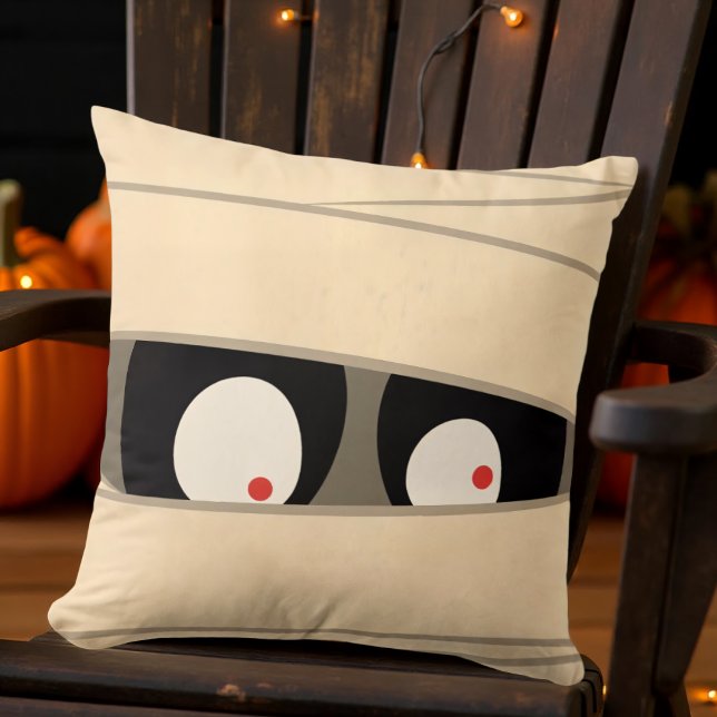 Coussin Halloween Monstre Maman Cute (Créateur téléchargé)