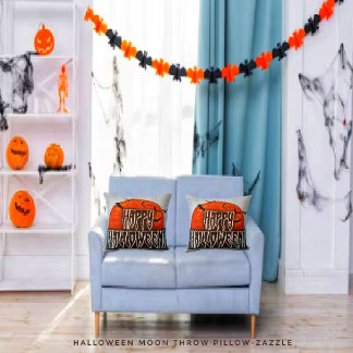 Coussin Halloween Moon-PG