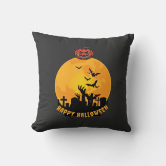 Coussin Halloween Skeleton Hands T-Shirt | Funny Spooky Pu