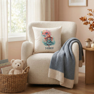 Coussin Halloween sorcière magique personnalisée pour enfa
